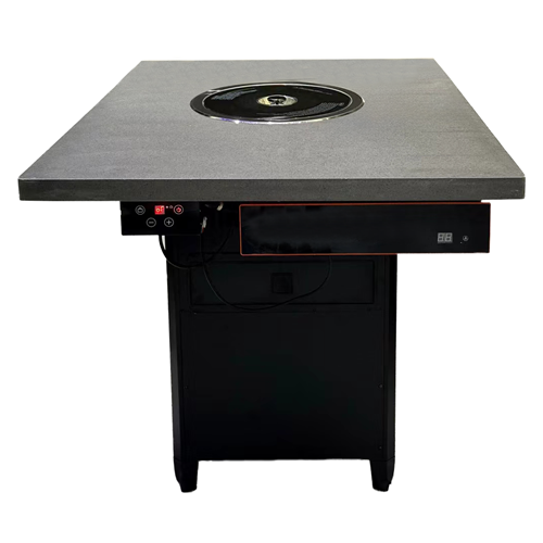 自助（zhù）烤肉店大理石無煙自淨化烤肉桌