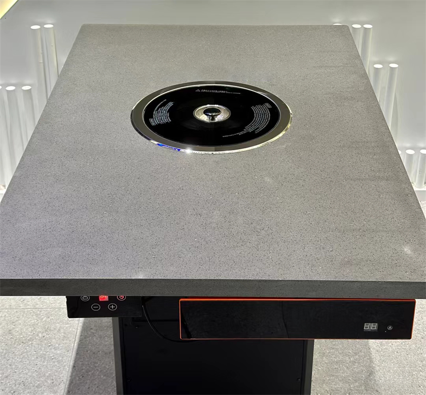 自助烤肉店（diàn）大理石無煙自淨化烤肉桌