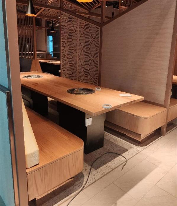 日式燒烤/烤肉店自助無煙炭烤（kǎo）烤肉桌