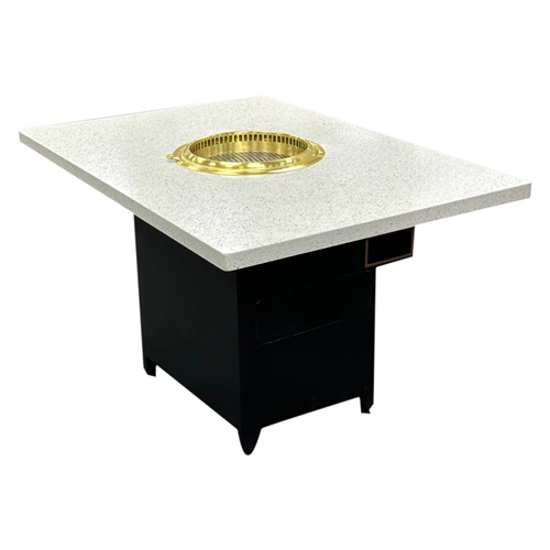 韓式（shì）自助烤肉店下排煙炭火烤肉無煙淨化烤肉桌