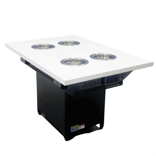 火鍋店（diàn）無煙淨（jìng）化大理石一人（rén）一鍋小火鍋桌