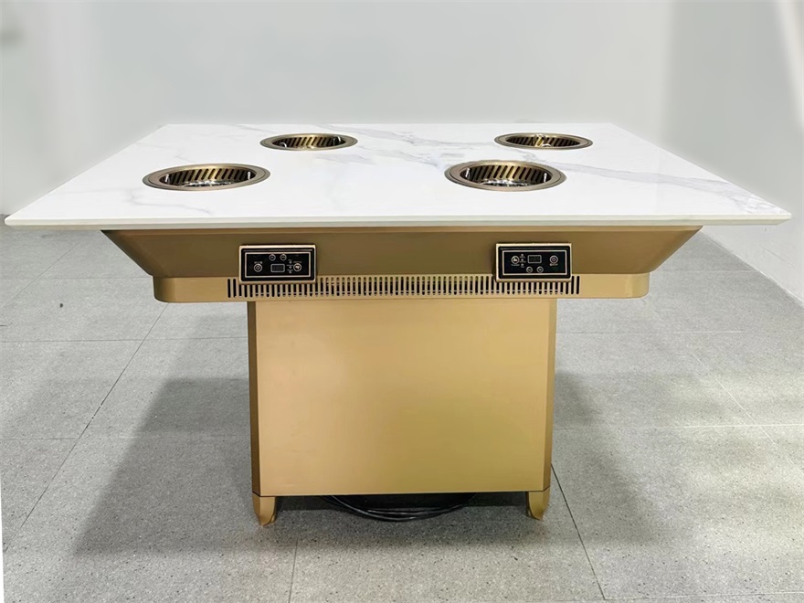 自助火鍋餐廳一人一位無煙淨小火鍋桌