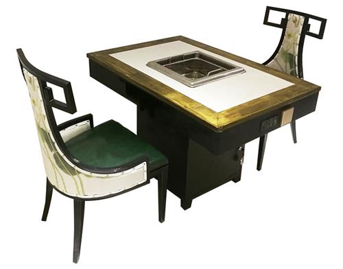 無（wú）煙火鍋桌椅搭配