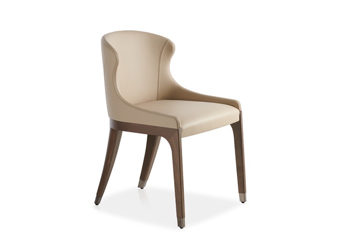 西餐廳意式（shì）特色（sè）靠背實木椅子