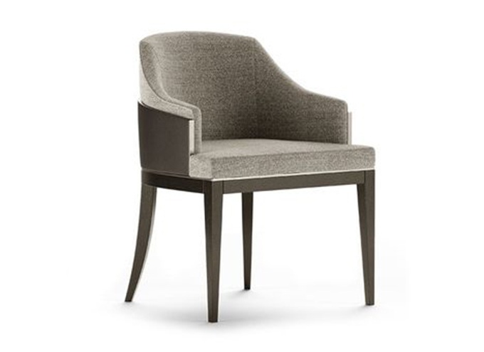 特色西餐廳北歐後現代休閑絨布（bù）椅（yǐ）子