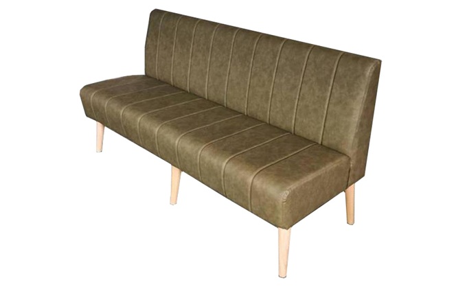 美（měi）式西餐廳（tīng）實木皮革軟包休閑卡座