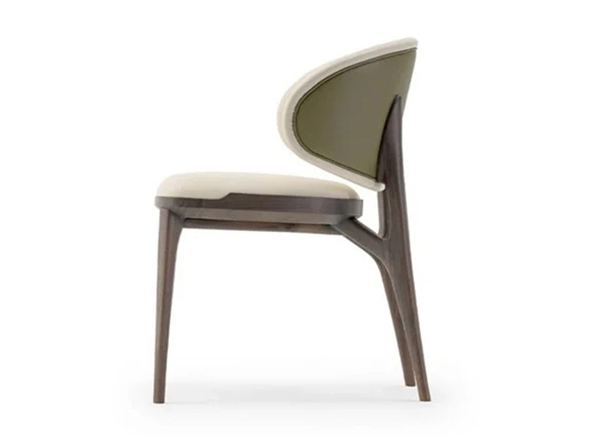 北歐現（xiàn）代（dài）簡約實木軟包西（xī）餐椅