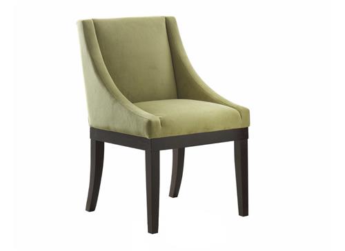 實木布藝軟包餐椅 簡約現代西餐（cān）椅子