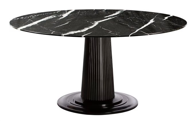 西餐廳時尚輕奢高端大理石餐（cān）桌