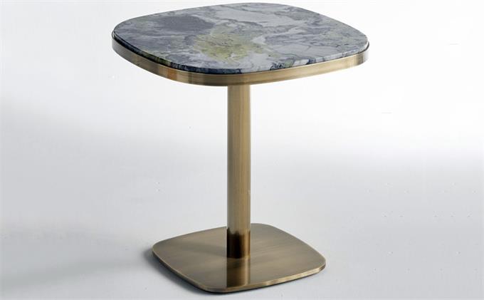 時尚西餐廳不鏽鋼輕奢西（xī）餐桌