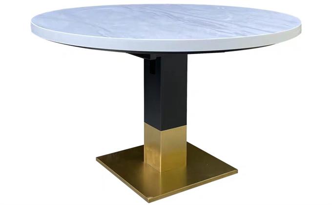 美式風格西餐廳鐵藝西餐（cān）桌