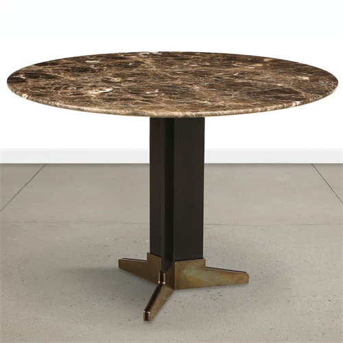 西餐（cān）廳簡約田園風大理石西餐桌