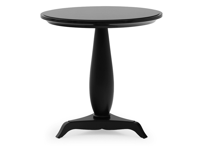 北歐西餐廳全實木三角腳時尚圓（yuán）形餐桌