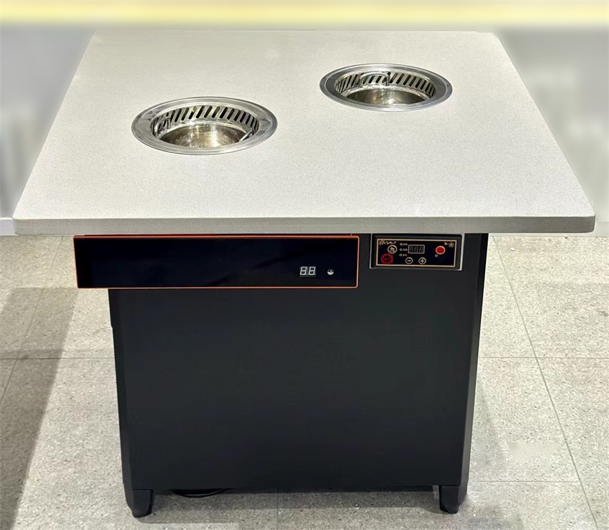 火鍋店2人位一人一鍋無煙小火鍋桌