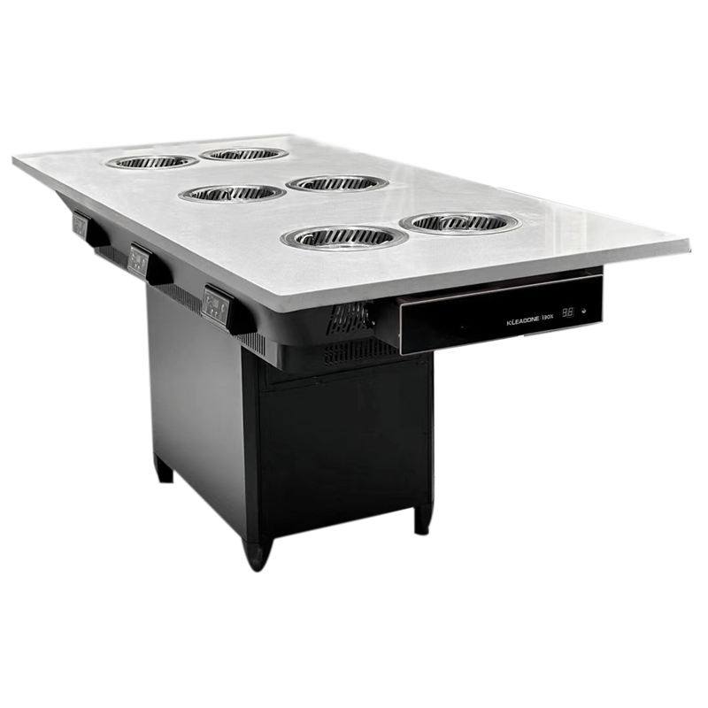 自助火鍋餐廳6人位一人一鍋無煙小火鍋桌