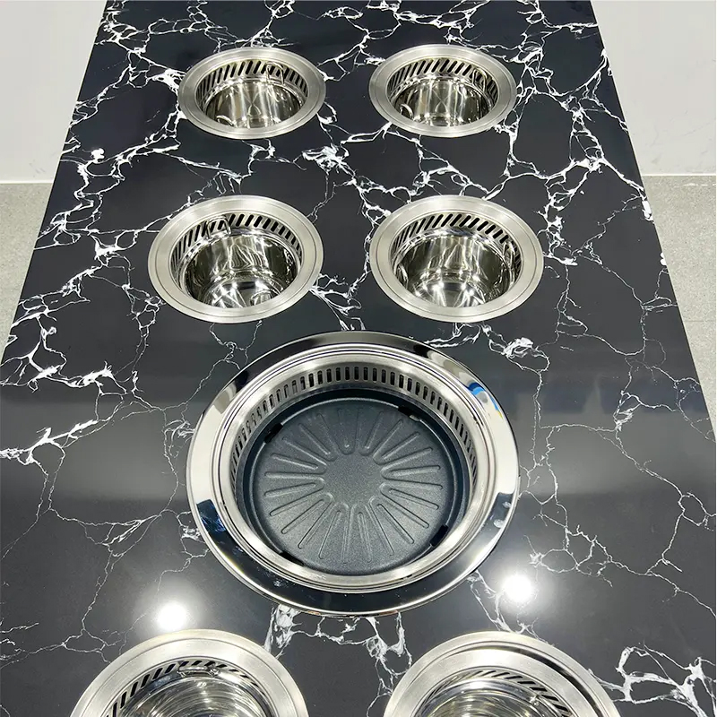 烤肉桌大理石桌麵（miàn）