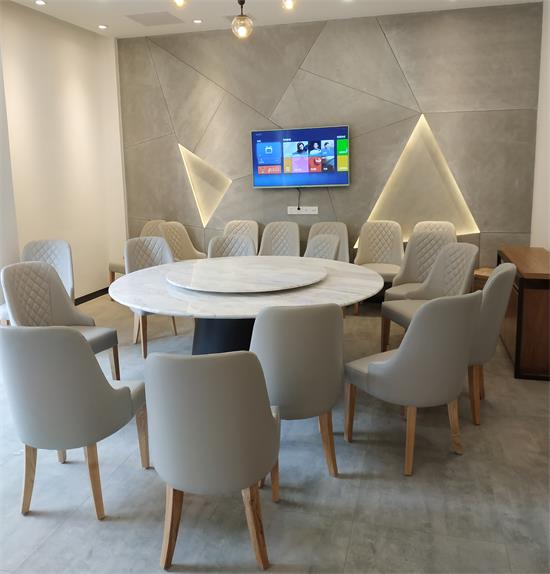 會所酒（jiǔ）樓湘菜館（guǎn）飯店包房大理石桌椅