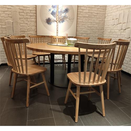 中餐廳湘菜館川菜館（guǎn）包房實（shí）木（mù）桌椅