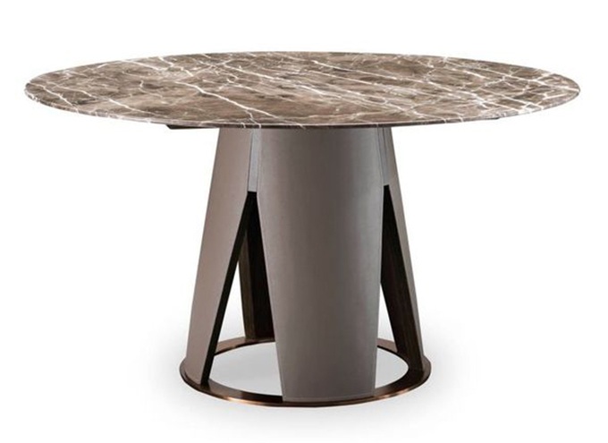 飯店酒樓簡約北歐輕奢岩（yán）板餐桌（zhuō）子