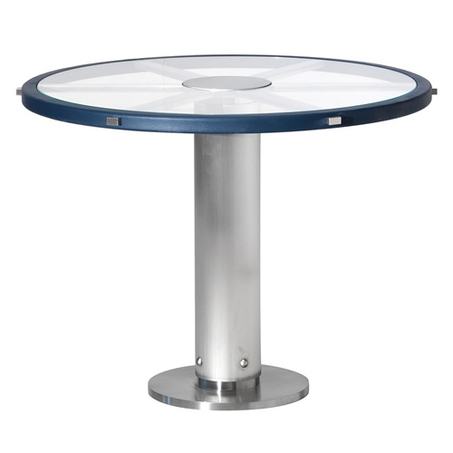 酒樓地方菜餐廳不鏽鋼（gāng）時尚餐桌