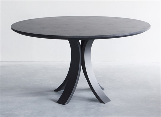 酒樓現代北歐創（chuàng）意（yì）圓形簡約桌子