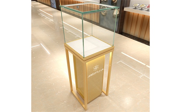 鏡麵鈦金不（bú）鏽（xiù）鋼首飾展櫃（guì）_不（bú）鏽鋼展櫃廠家生（shēng）產設計