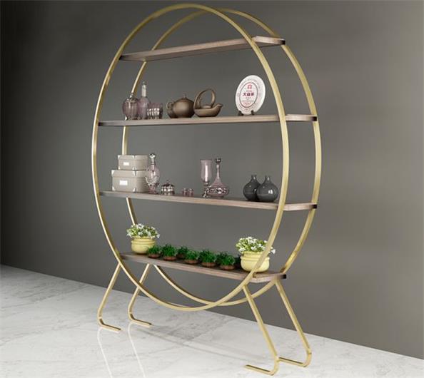 古（gǔ）董店飾品店（diàn）輕奢不鏽鋼展示架