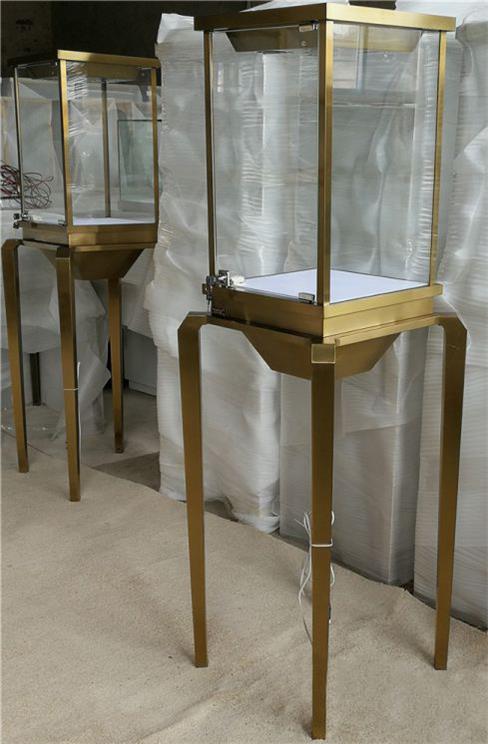 方形（xíng）精（jīng）品珠寶展示高櫃_不鏽鋼珠寶立櫃