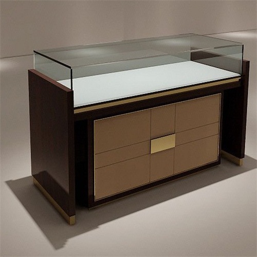 歐式高端珠寶櫃台_不鏽鋼珠寶翡（fěi）翠展櫃（guì）