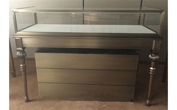 不鏽鋼（gāng）珠寶展櫃_現代歐式高（gāo）端珠寶櫃台