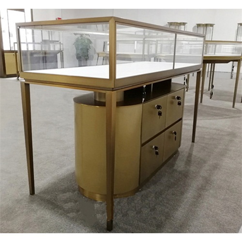 奢侈品不鏽鋼珠寶展櫃_鑽石珠寶展示櫃