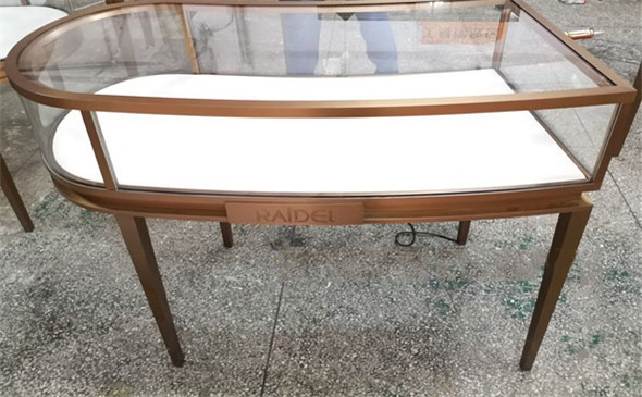 高級珠寶翡翠展櫃_不鏽（xiù）鋼玻璃銀飾品展示櫃