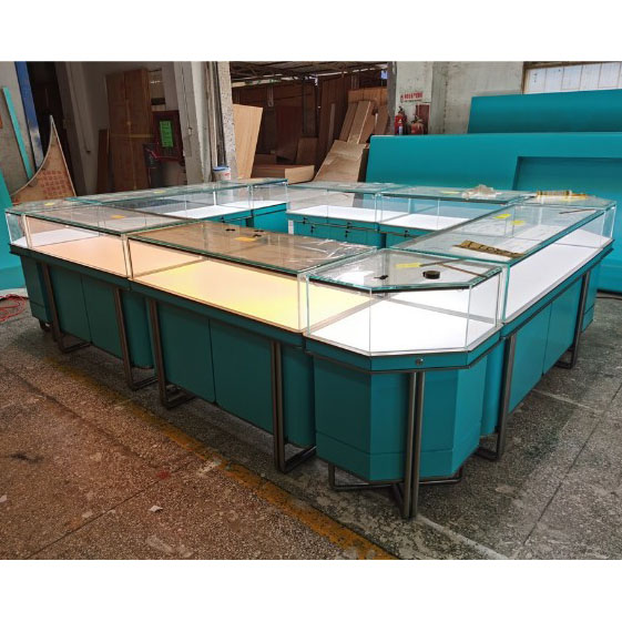 奢侈品展櫃_高端玻璃珠寶展櫃