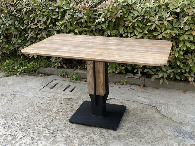 音樂主題餐廳簡約全實（shí）木桌子