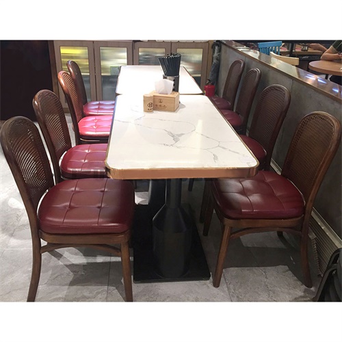 湘菜館高檔（dàng）時尚輕奢桌椅_主題湘菜館餐桌椅定製