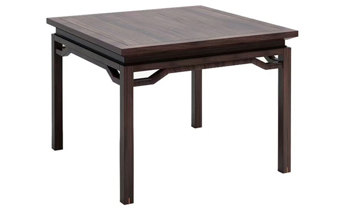 主題（tí）餐廳中式仿古實木八仙桌