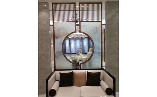 新中式不鏽鋼屏風（fēng）隔斷