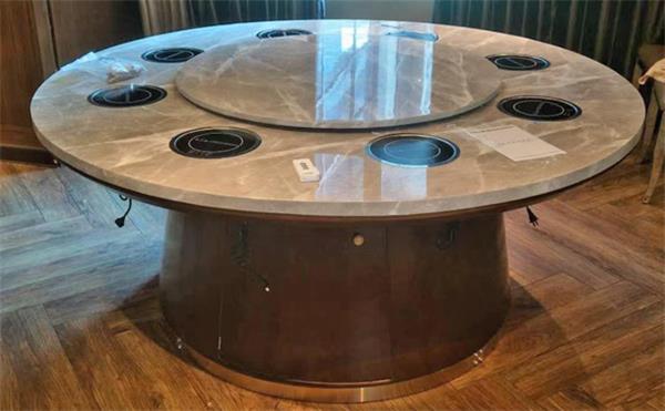 高檔火鍋圓（yuán）餐桌