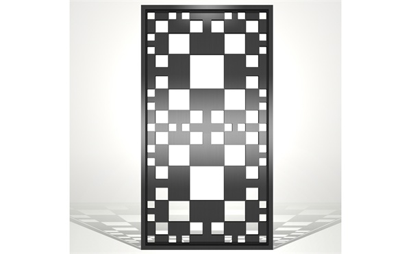 現代簡約不鏽鋼屏風