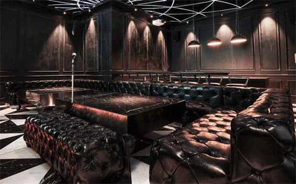 歐式古典（diǎn）包廂量販式包間ktv沙發（fā）