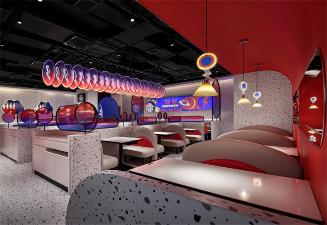 深圳（zhèn）蛙來噠炭燒牛蛙餐廳家具定做