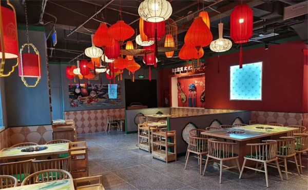 火鍋店實木桌椅（yǐ）