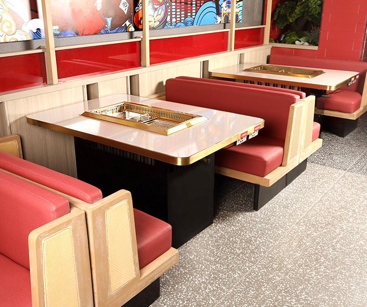 韓式無煙火鍋烤肉一（yī）體桌