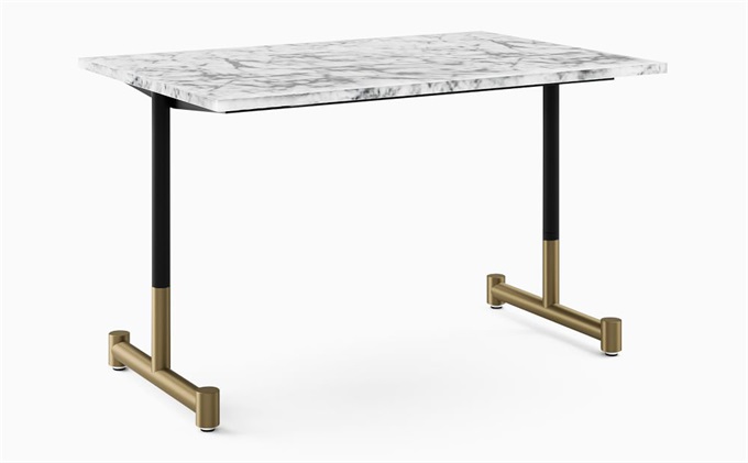 員（yuán）工餐廳大（dà）理石台麵餐桌