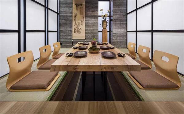 日式（shì）料理（lǐ）餐廳實木（mù）桌椅