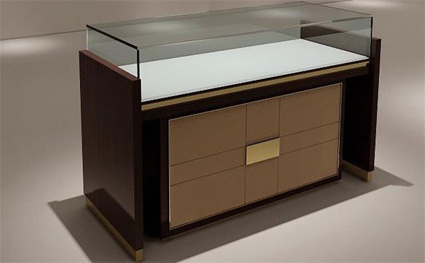 不鏽鋼珠寶（bǎo）展示櫃台