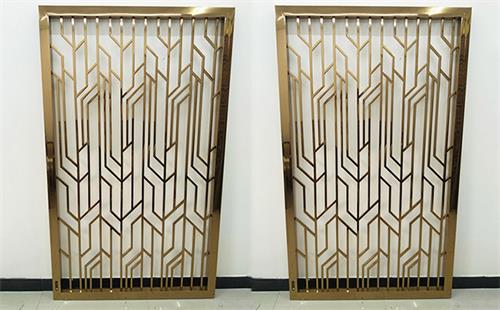 現代風不（bú）鏽鋼屏風