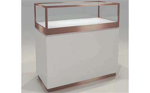 不鏽鋼玻璃珠（zhū）寶展示櫃