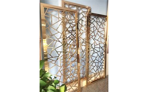 現代風不（bú）鏽鋼（gāng）屏風