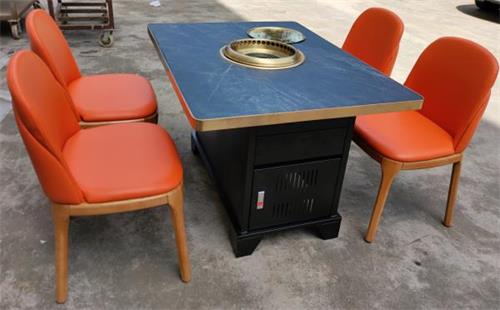 下排煙方（fāng）式無煙燒烤桌（zhuō）